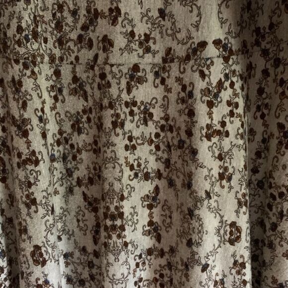 Bohemian WOMAN KNITWEAR FLORAL LONG DRESS SIZE XL​ - Picture 6 of 9